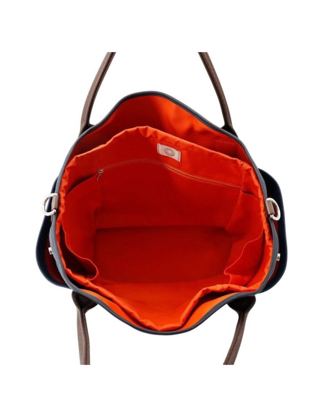 ★SOLD★ Hermes Sac de Pansage Groom Navy B 2-Way Pouch - Picture 6 of 10